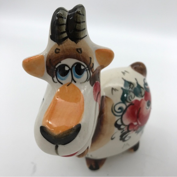 VTG Russian GZHEL figurine Majolica Set of 3 - Picture 5 of 14